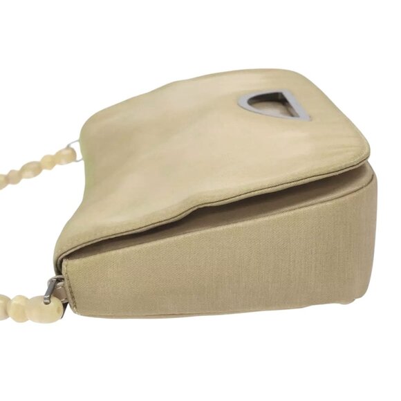 CHRISTIAN DIOR Maris Pearl Beige Nyl Small Shoulder Bag  -  RU1919 - Picture 4 of 16